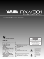Yamaha RXV-901 - Owners Manual